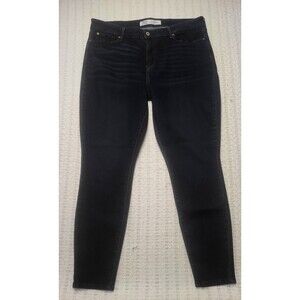 Signature by Levi Strauss Mid Rise Skinny Women's Jeans Black Sz 18M